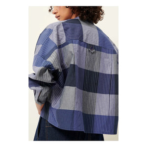 Sessùn - Camisa de algodón Orregia | Azul