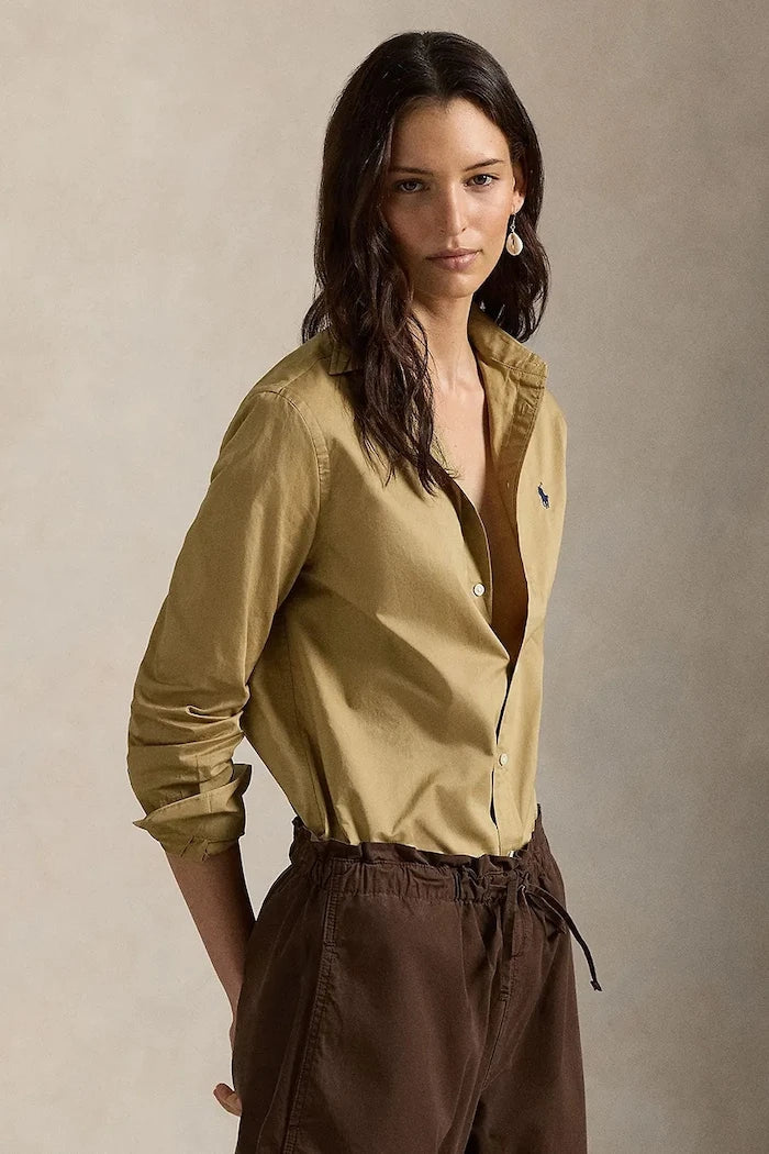 Camisa de algodón Polo Ralph Lauren para mujer