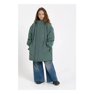 Finger in the nose - Parka Fox con forro de fibra reciclada | Verde azulado