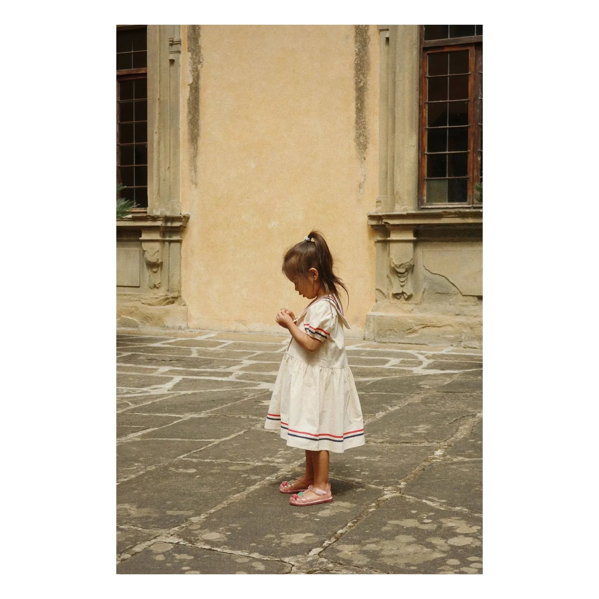 Konges Sløjd - Vestido Allie de algodón orgánico | Crudo