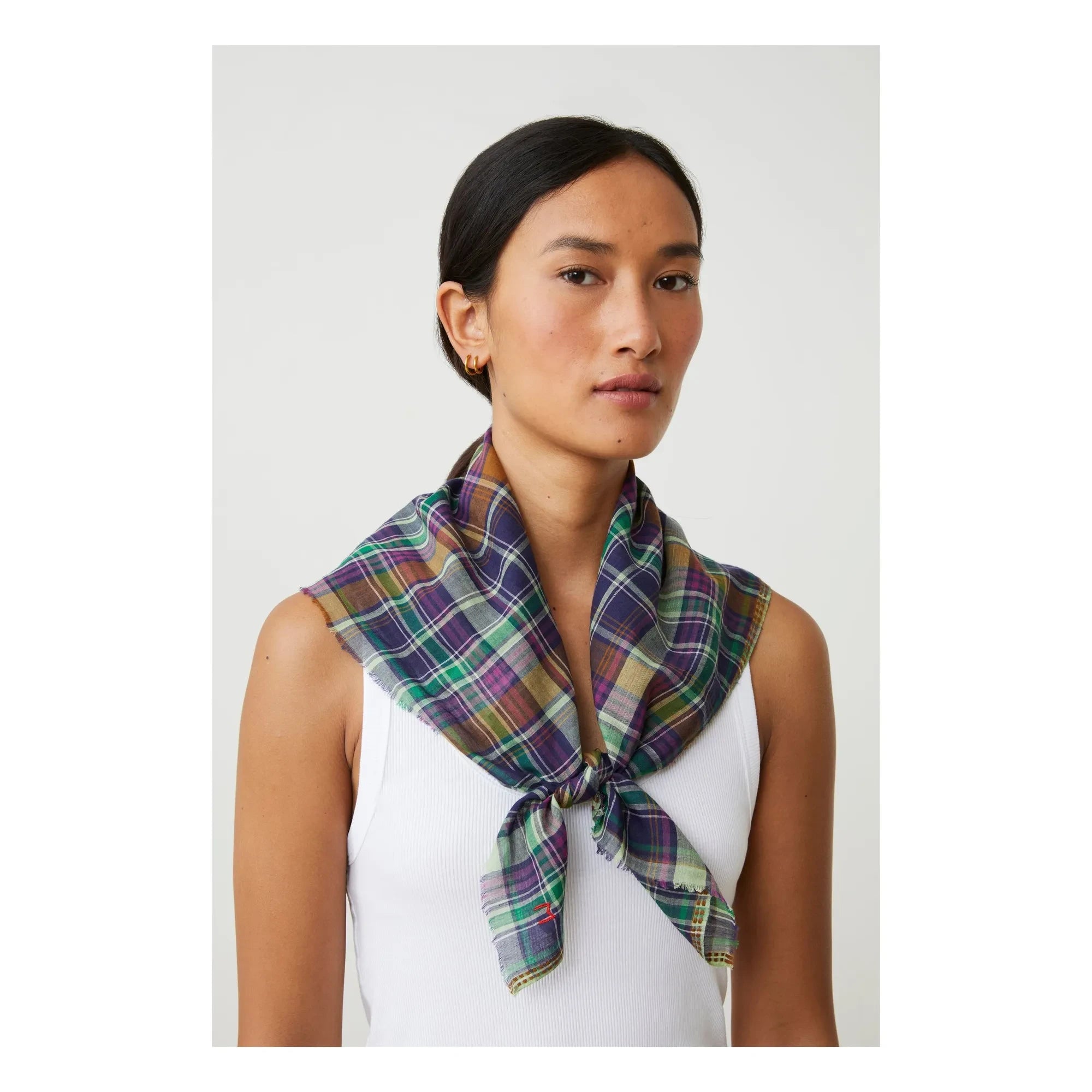 Moismont - Foulard Secreto n.º 817 Algodón | Azul Marino