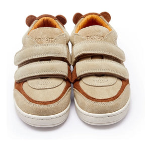 Donsje - Zapatillas de gamuza con arañazos de oso Rinon | Beige