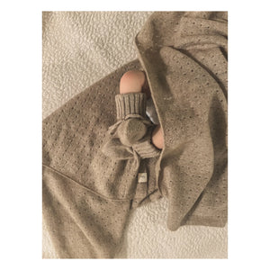 My Little Freckle - Zapatillas plegables de cachemir orgánico | Camel