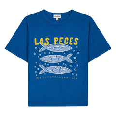 We Are Kids - Camiseta de algodón orgánico Dylan Los Peces | Azul