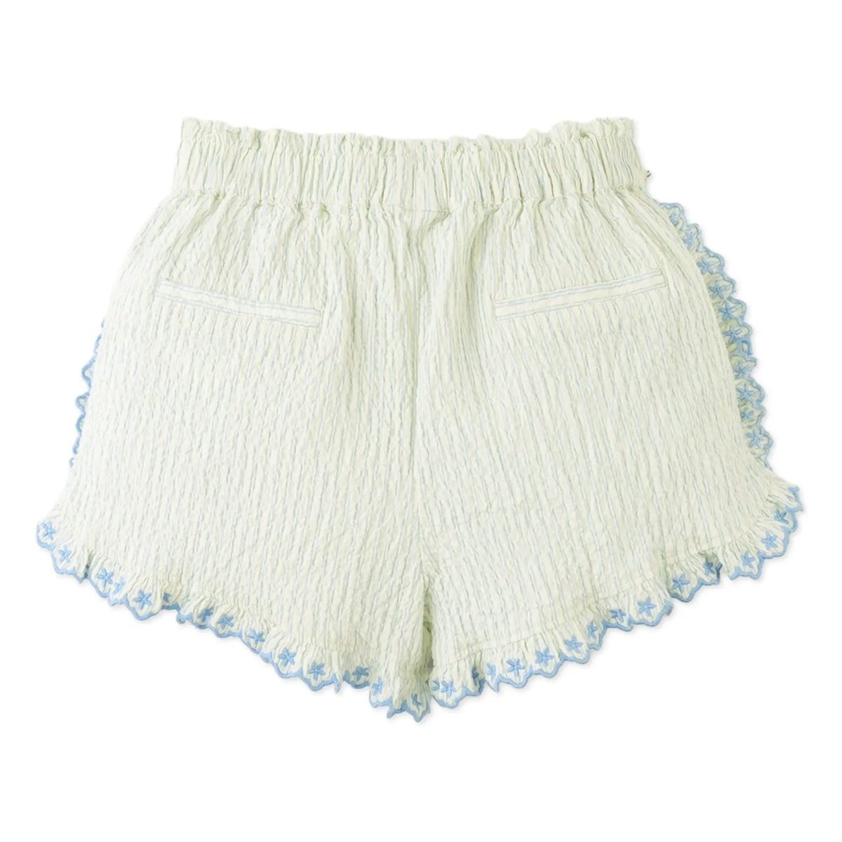 Gingersnaps - Conjunto de Blusa y Pantalón Corto a Rayas Isabel | Azul