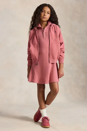 Sudadera con capucha de algodón con cremallera Polo Ralph Lauren para niños