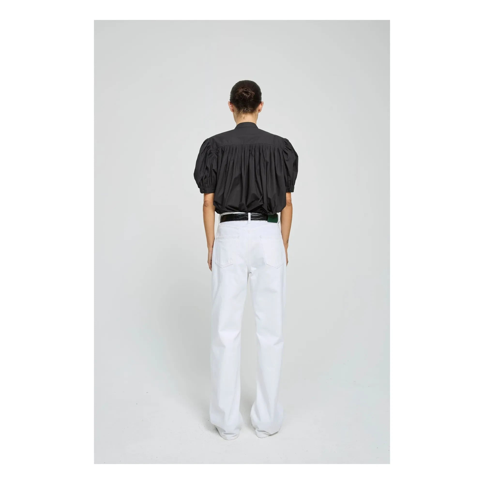 Laurence Bras - Blusa de algodón Ajmer | Negro