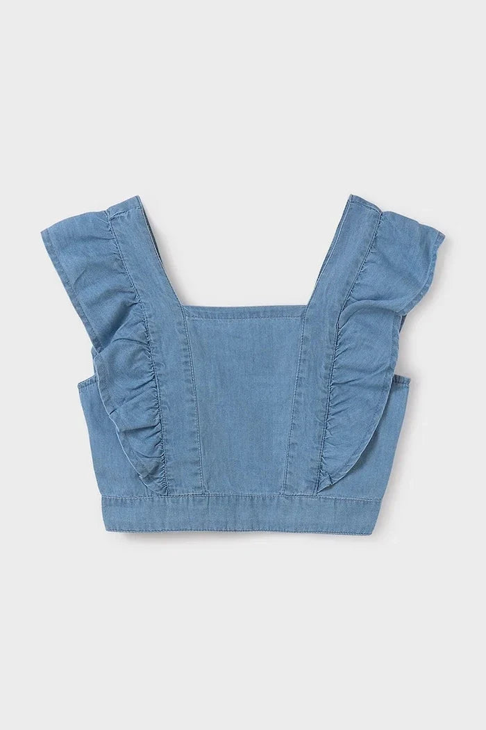 Mayoral Denim Blusa Infantil