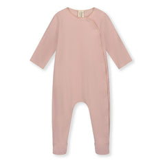 Gray Label - Pijama de algodón orgánico para recién nacido | Rosa empolvado