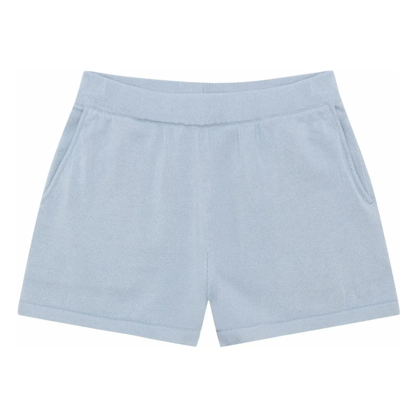 FUB - Shorts de punto de algodón orgánico | Azul claro