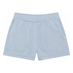 FUB - Shorts de punto de algodón orgánico | Azul claro