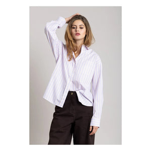 Smallable Mujer - Camisa Rayas Kanel | Lila