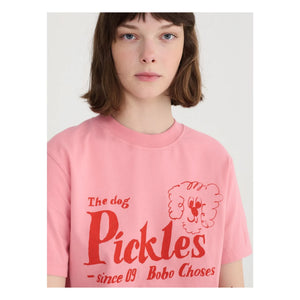 Bobo Choses - La camiseta de algodón orgánico Dog Pickles | Rosa