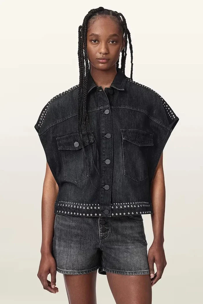 AllSaints Camisa vaquera ALBA para mujer