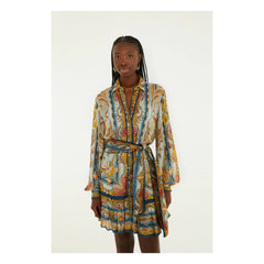 Farm Rio - Vestido Mosaic Garden | Azul