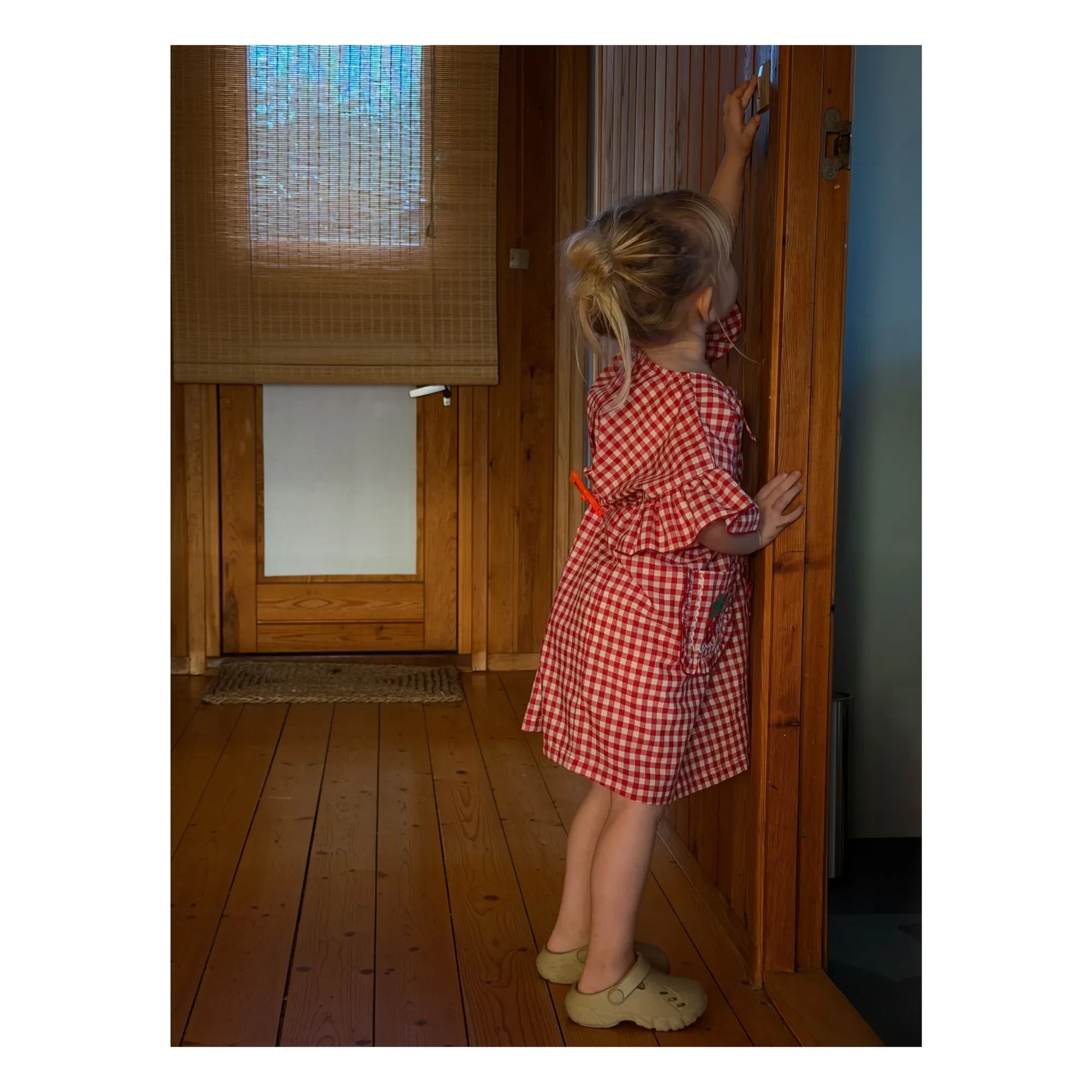 SISSEL EDELBO - Vestido Vichy Ohio - Colección infantil | Rojo