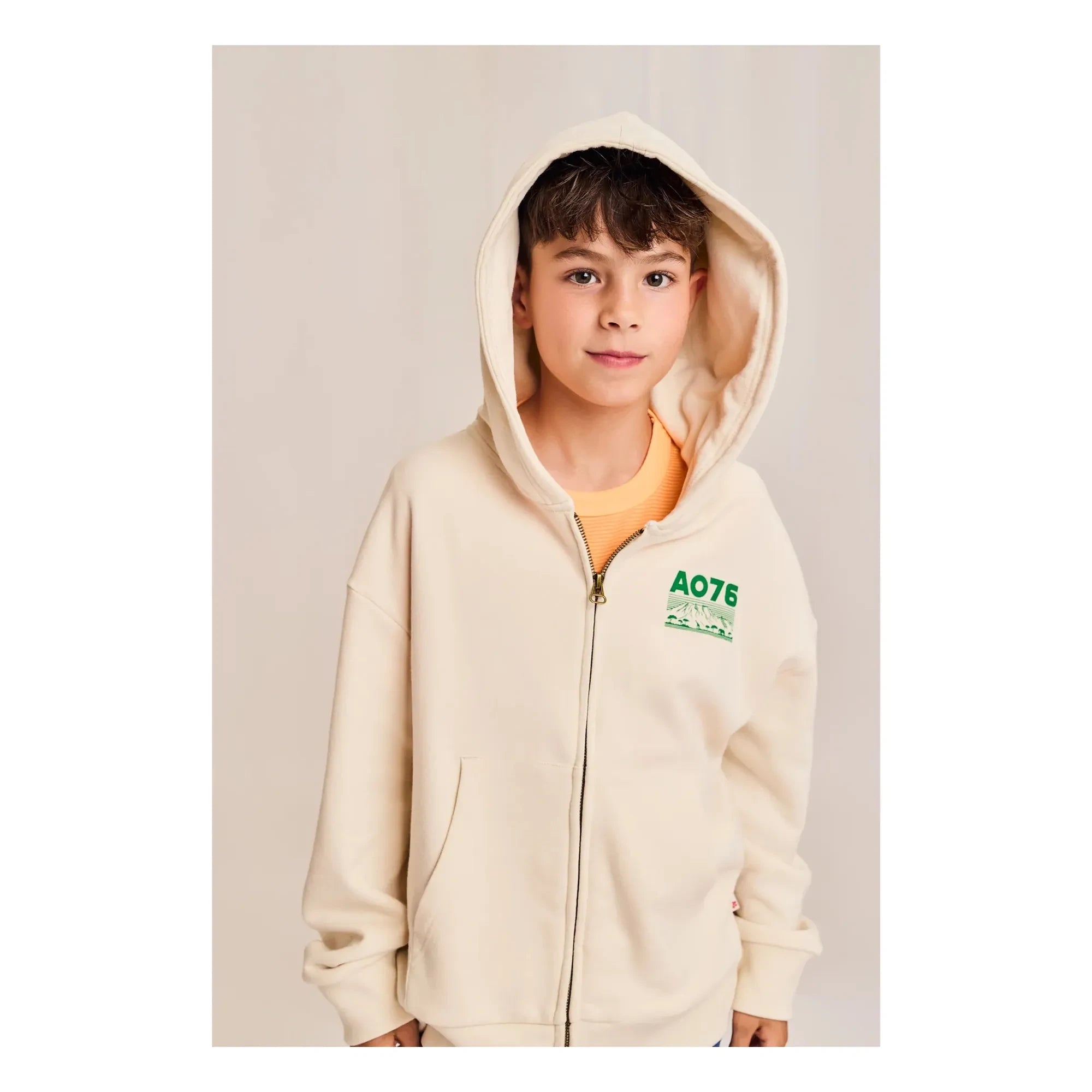AO76 - Sudadera Eldo con fibras recicladas | Crudo