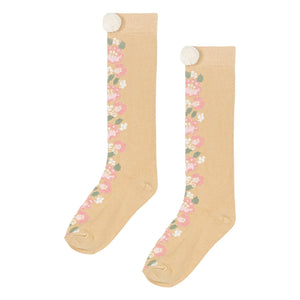 Louise Misha - Calcetines altos Chelie Fleurie | Honey