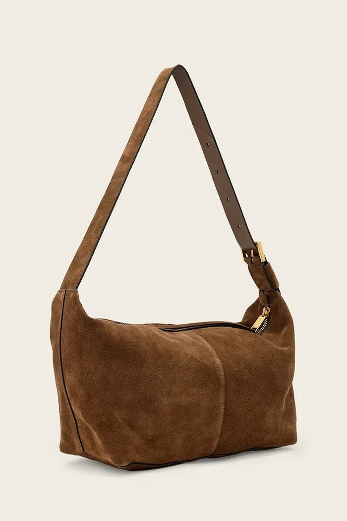 AllSaints bolso hobo de ante para mujer JEAN