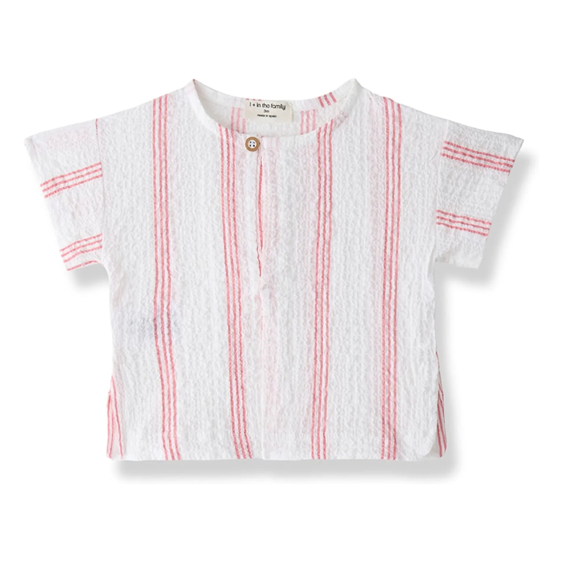 1+ in the family - Camiseta rayada Portlligat | Rosa empolvado