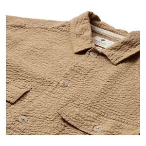 Anerkjendt - Camisa Akotto Seersucker | Beige