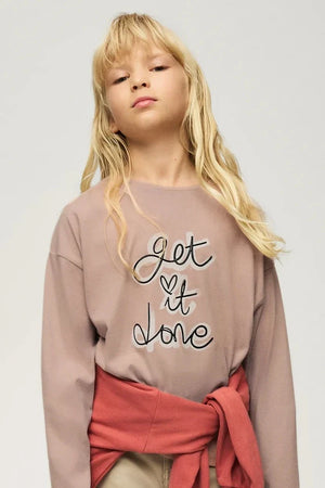 Blusa de manga larga de algodón Mayoral para niños