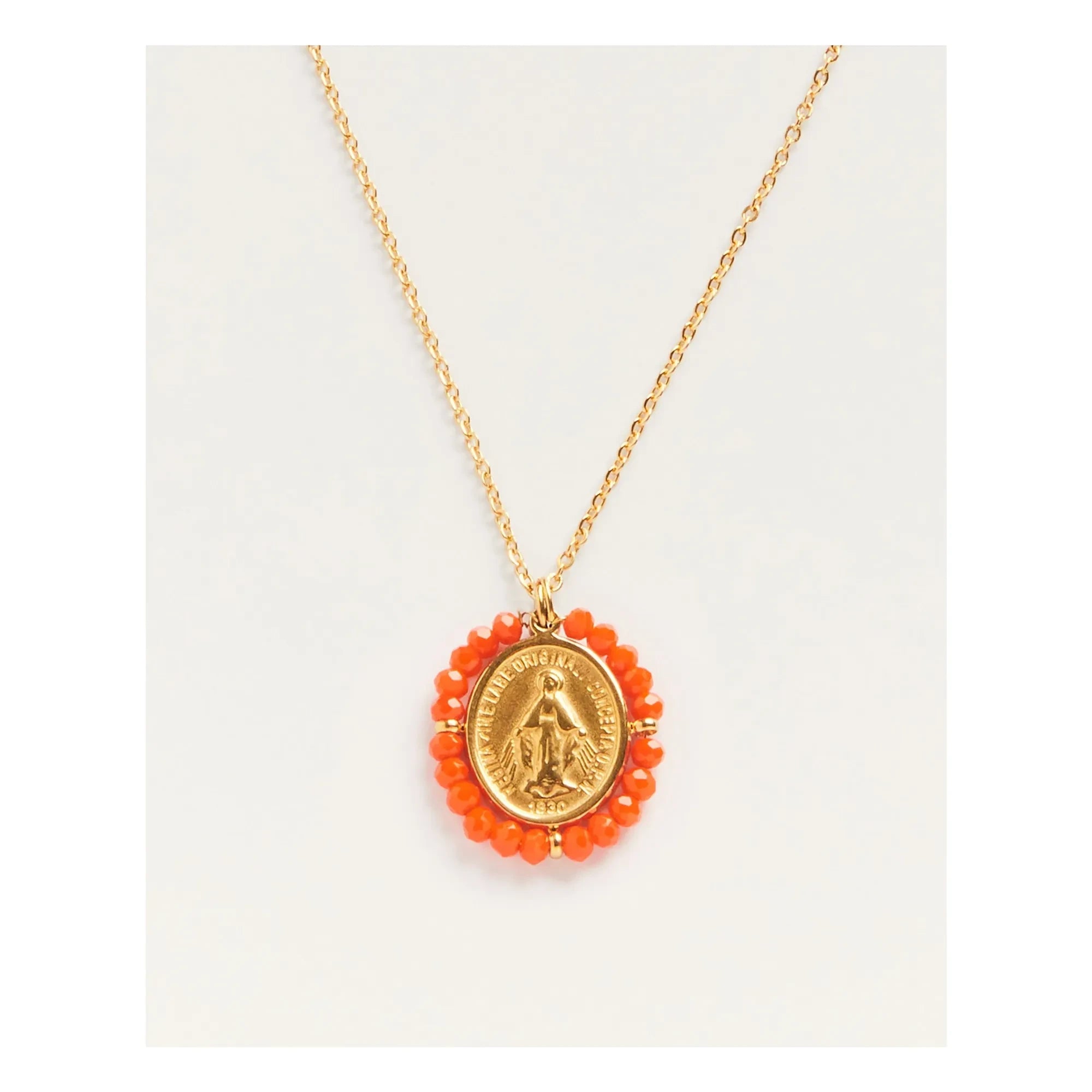 Collar Palas - Santa María | Naranja