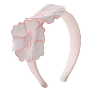 Gingersnaps - Diadema de flores Vanessa rosa pálido