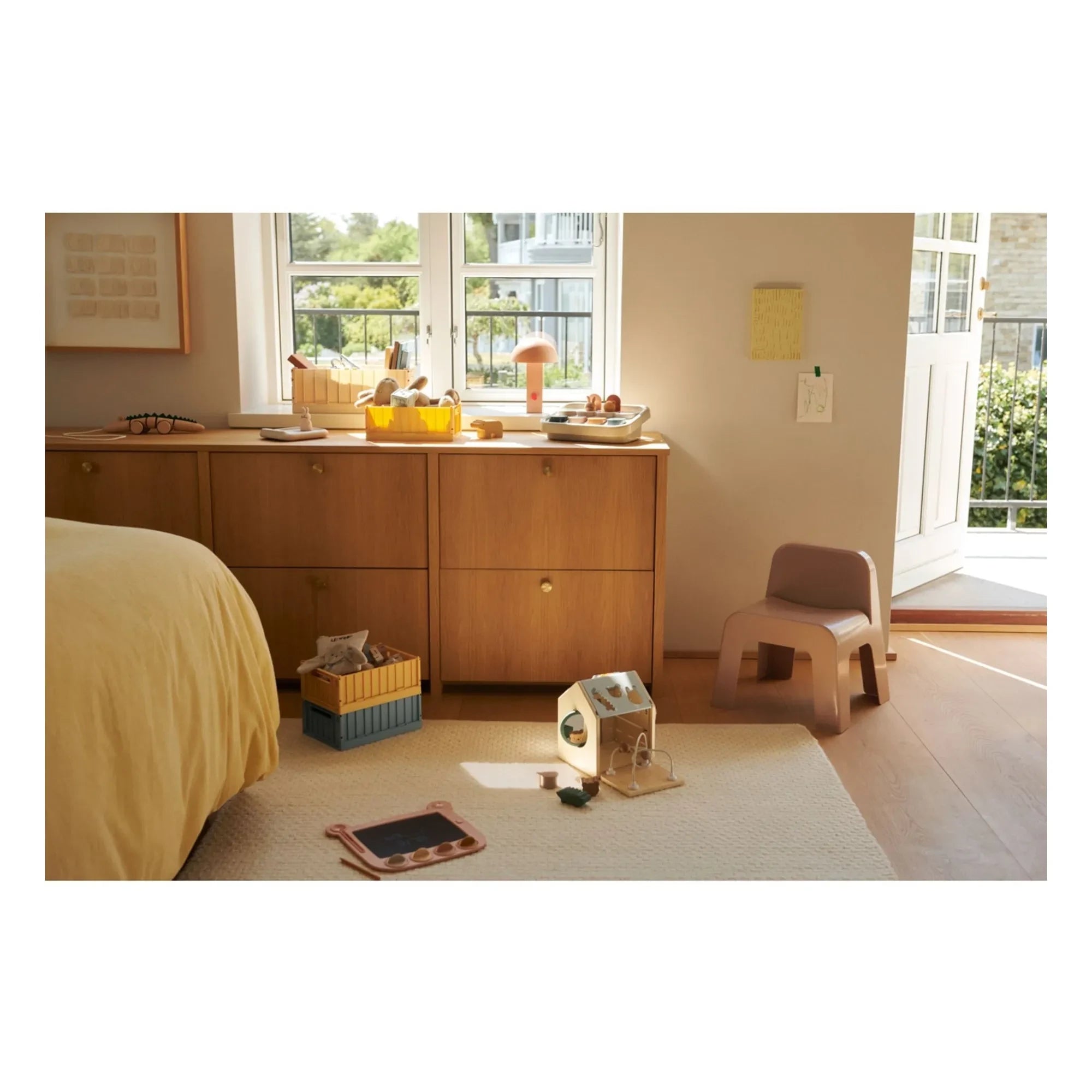 Liewood - Caja Plegable Weston - Pack de 2 | Azul Playa