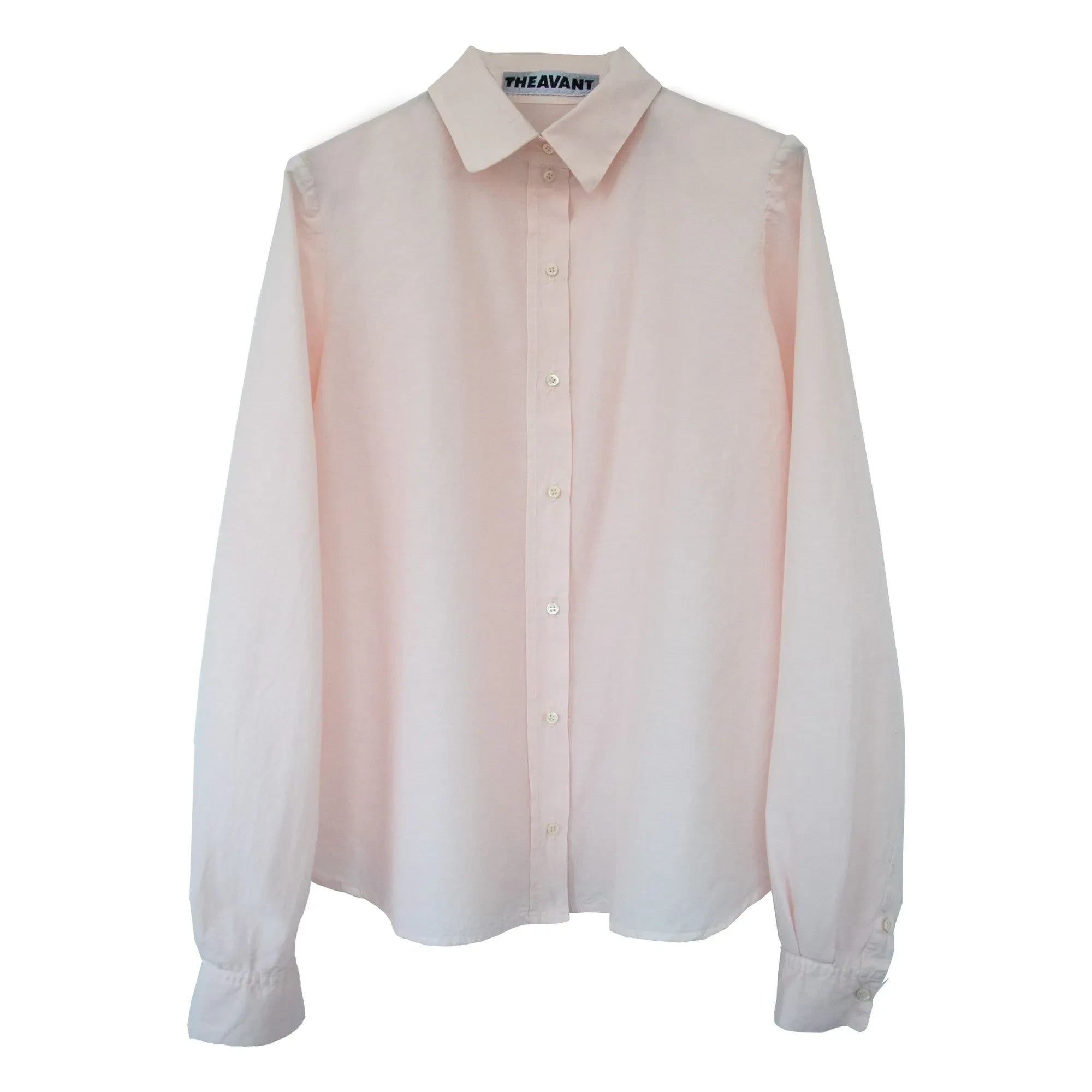 THEAVANT - L'Homme Camisa de popelín de seda y algodón | Rosa claro