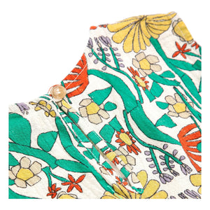 Bobo Choses - Top floral de algodón orgánico | Crudo