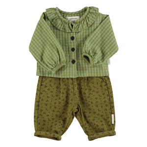 Piupiuchick - Pantalón Estampado Floral | Olive