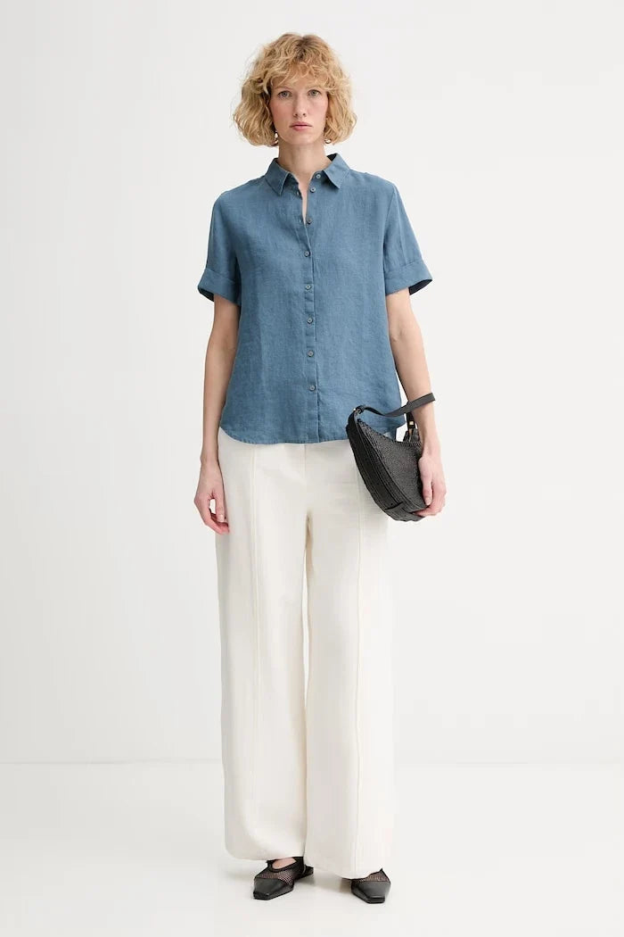 Camisa de safari de lino para mujer Marc O'Polo