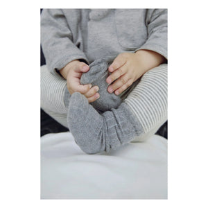 Gray Label - Set de 2 pares de calcetines de algodón orgánico | Gris jaspeado