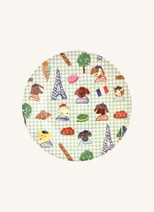 Rice - Plato de Melamina Paris | Azul