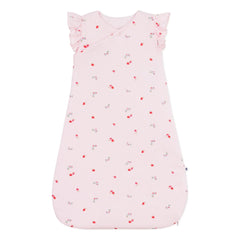 Petit Bateau - Saco de dormir Fleurie de algodón orgánico | Rosa