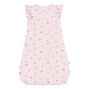 Petit Bateau - Saco de dormir Fleurie de algodón orgánico | Rosa