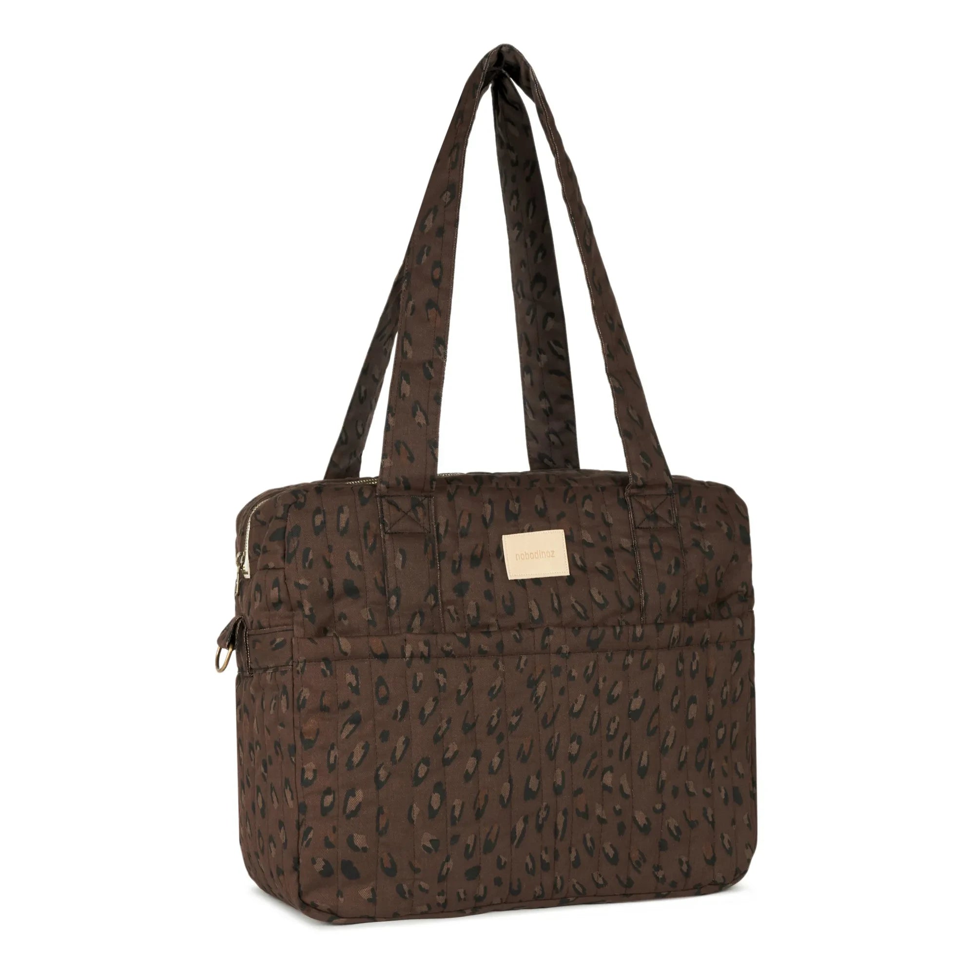 Nobodinoz - Bolso de Maternidad Hyde Park | Leopardo
