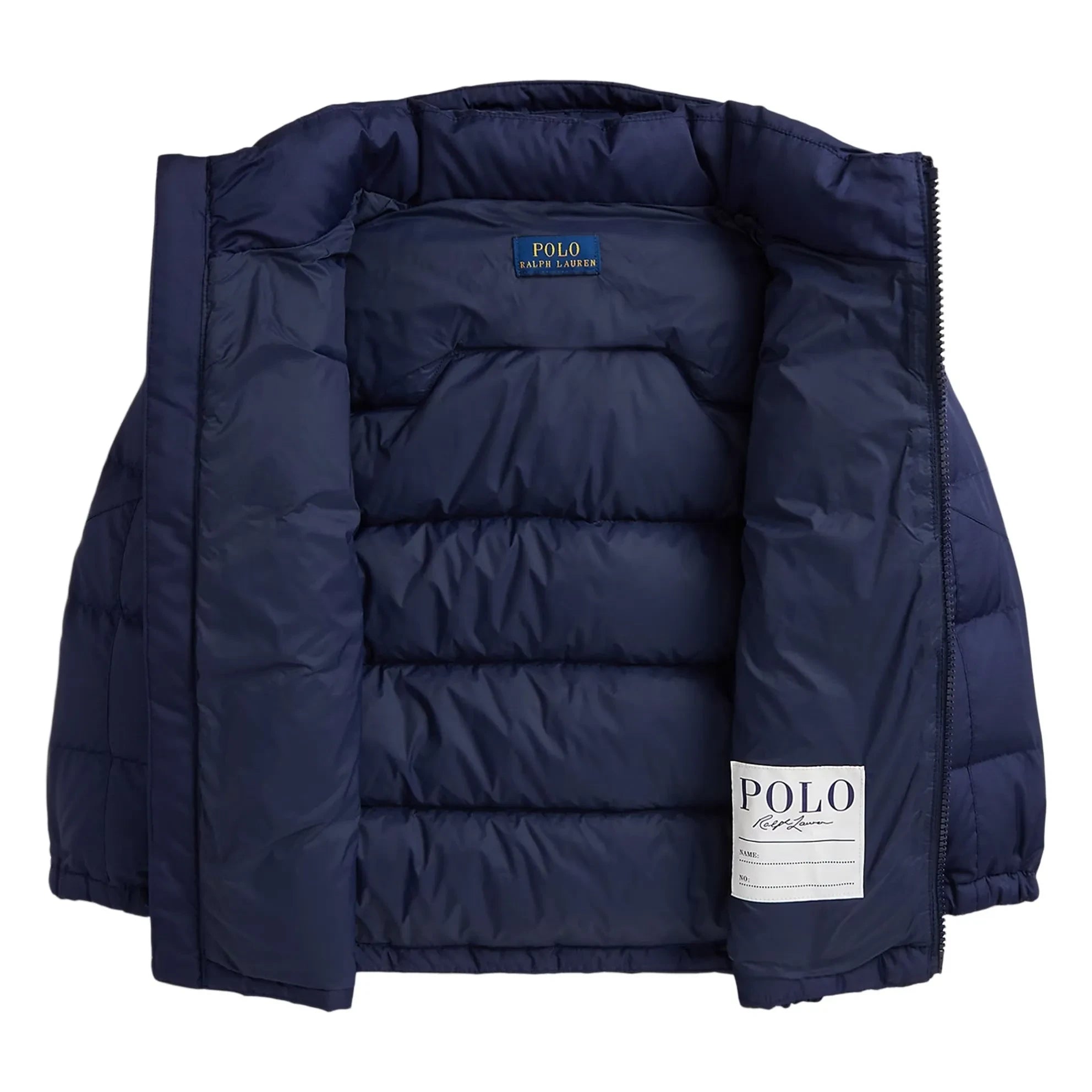Ralph Lauren - Chaqueta acolchada con logotipo de fibra reciclada | Azul marino