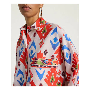 Momoni - Camisa de algodón Pamuk | Rojo