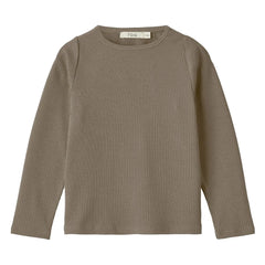 Fliink - Camiseta de canalé Kenna | Caqui