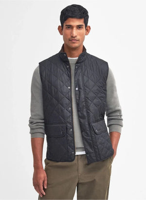 Barbour - Yeni Lowerdale Kapitone Kolsuz Ceket | Lacivert