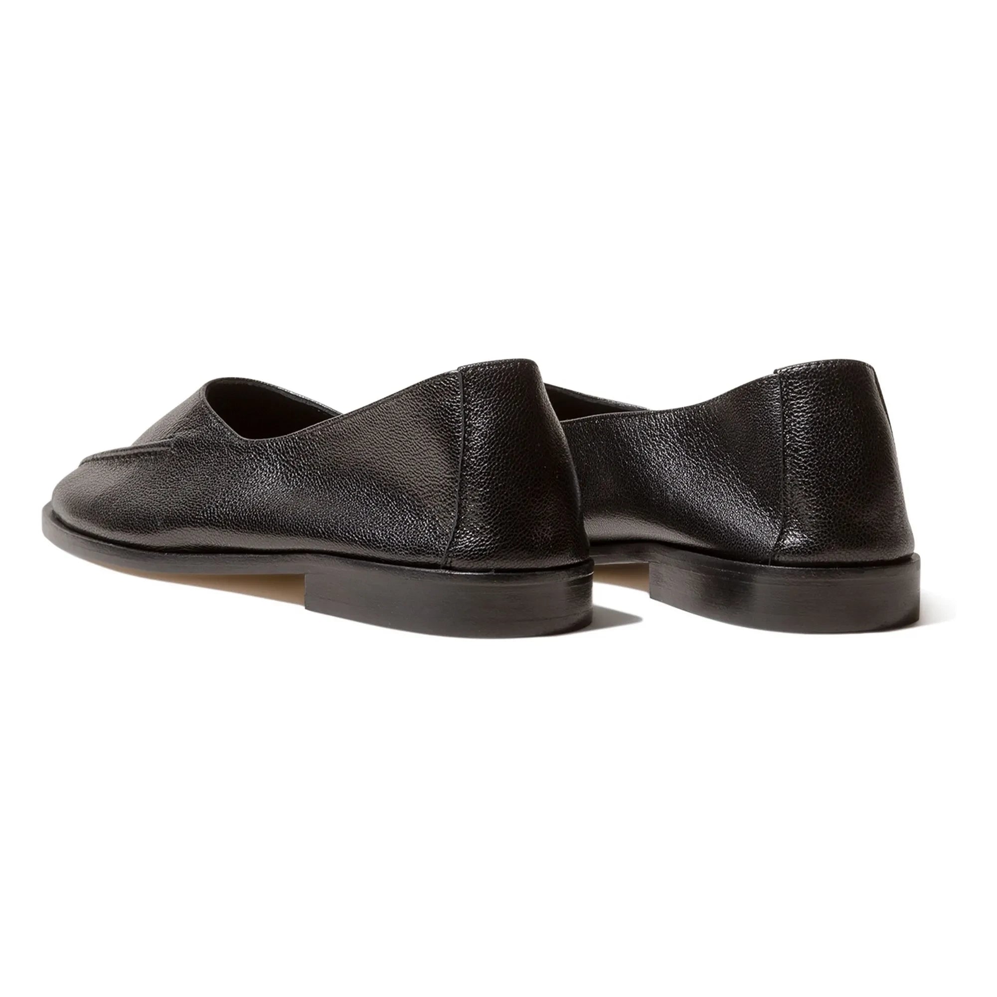 Hereu - Juliol W Parlak Yumuşak Deri Loafer | Siyah
