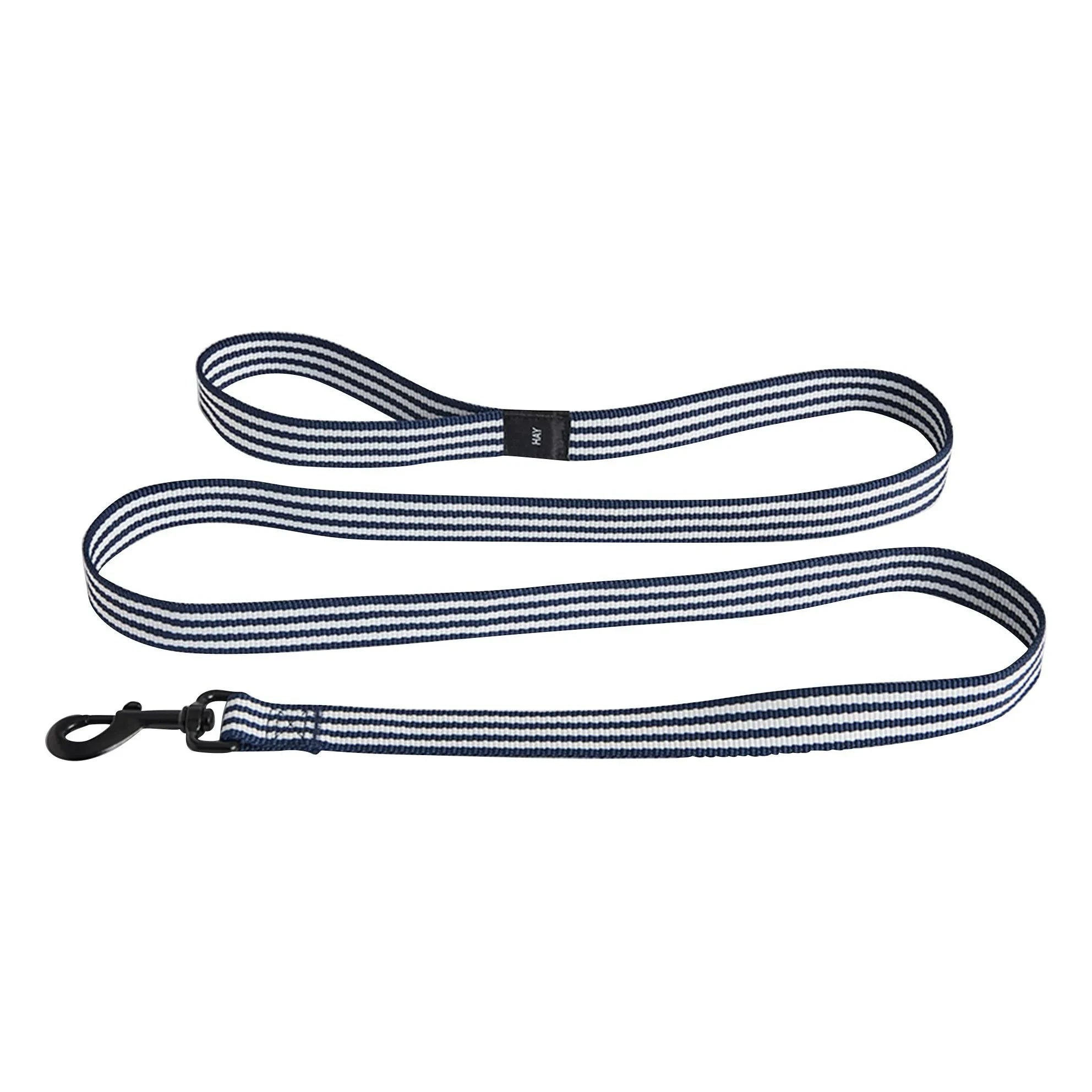 Hola - Collar de perro a rayas | Azul