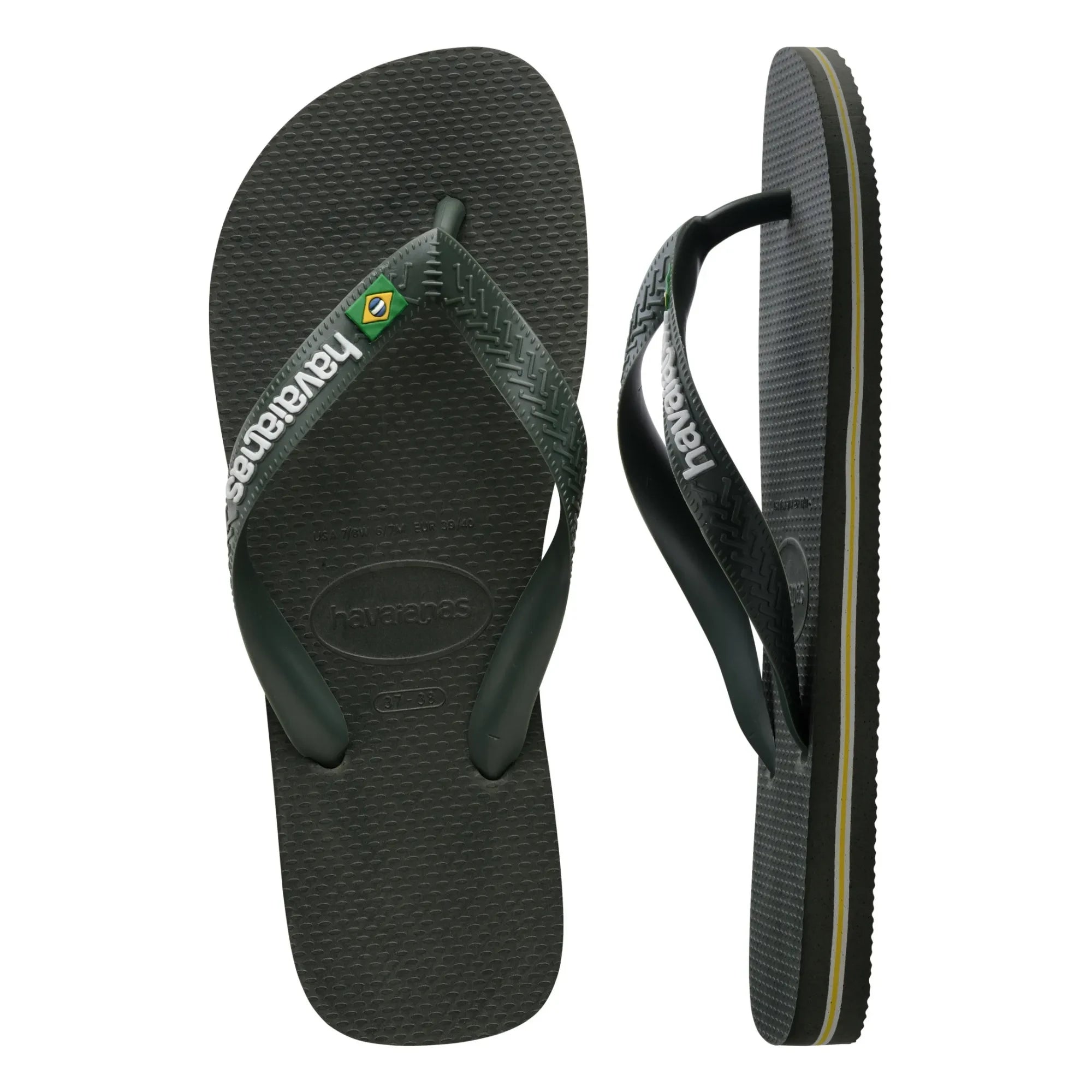 Havaianas - Brasil Logo, chanclas | Verde oliva
