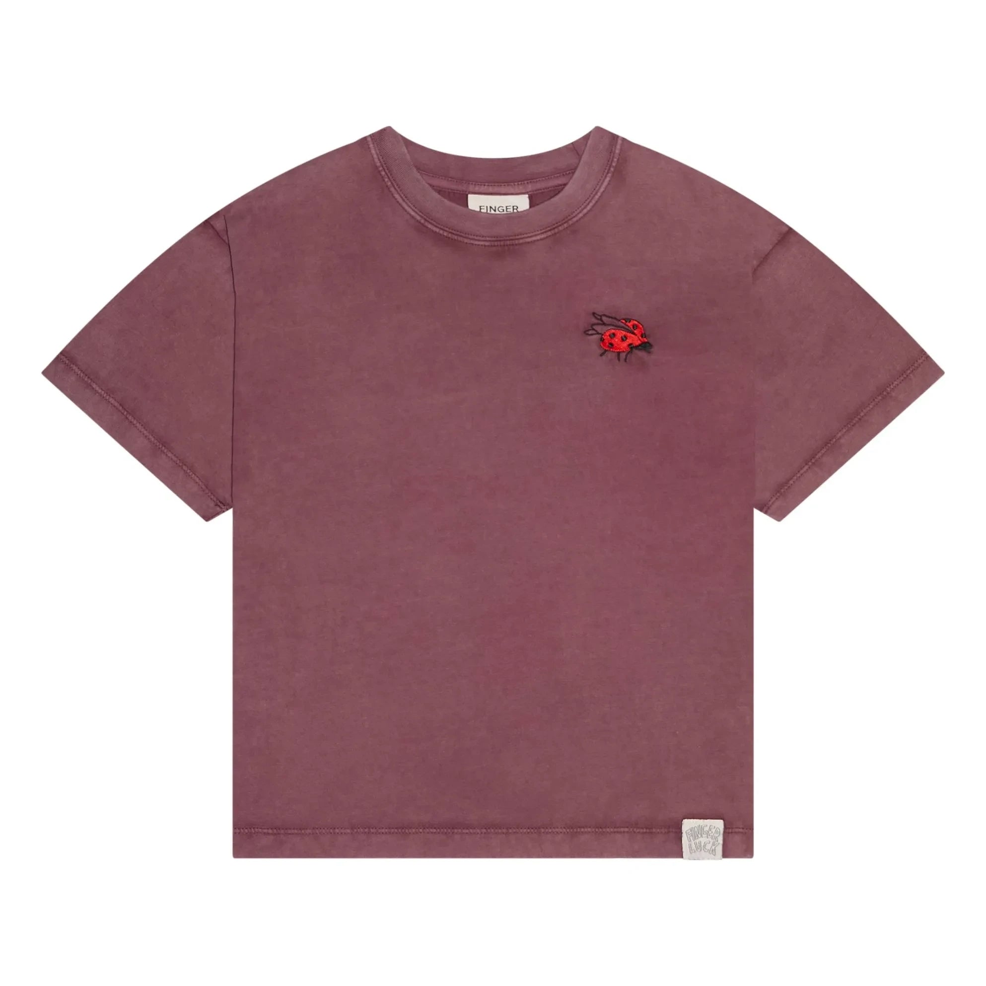 Finger in the nose - Camiseta Queen Algodón orgánico | Berenjena