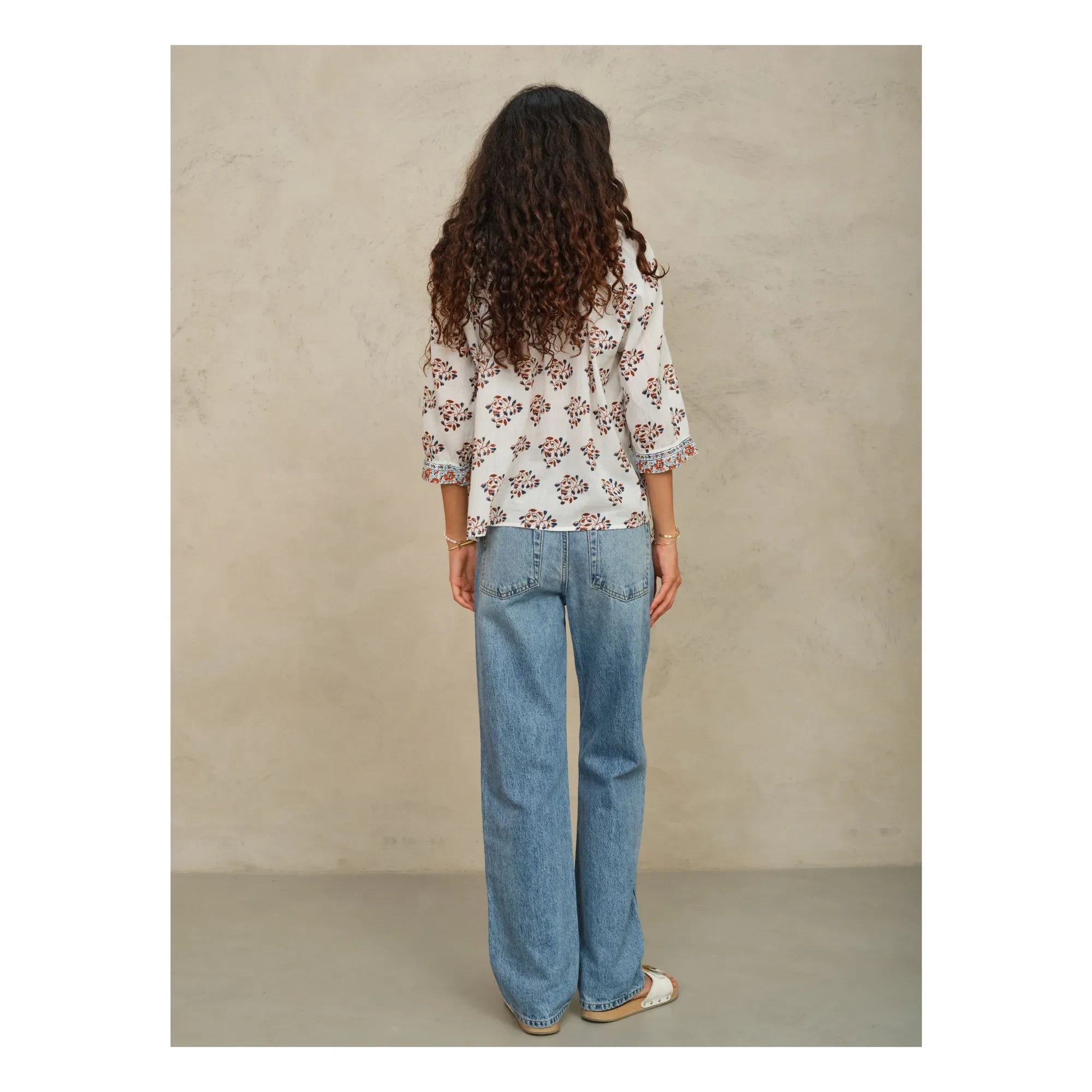 M.A.B.E. - Blusa Stella Cotton | Crudo