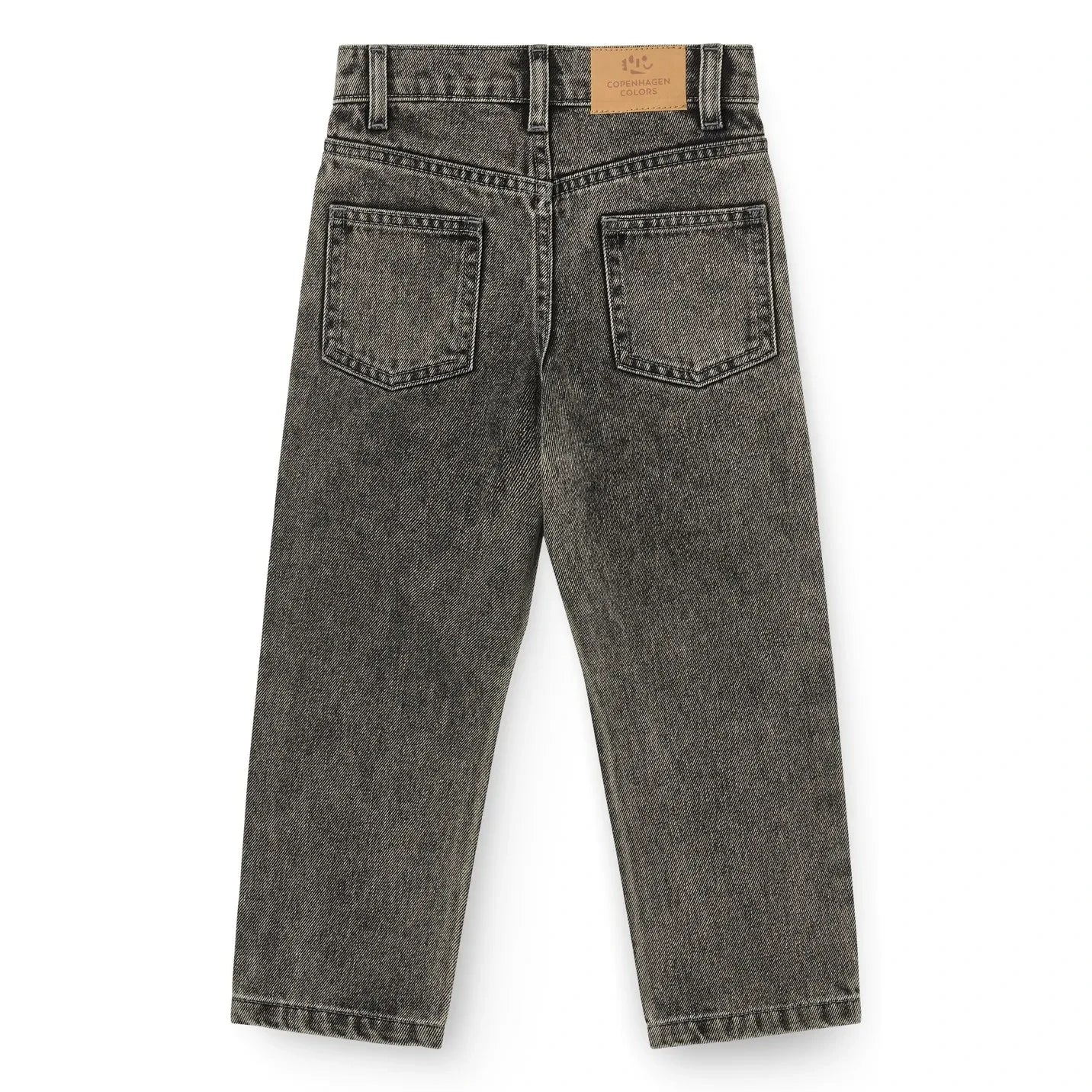 Copenhagen Colors - Jeans desgastados de algodón orgánico | Gris oscuro