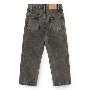 Copenhagen Colors - Jeans desgastados de algodón orgánico | Gris oscuro