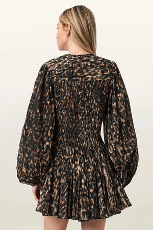 AllSaints Vestido ancho de algodón CHIA